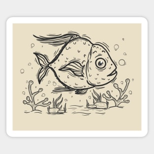 Big Fish Lovers Magnet